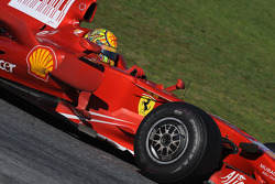 Valentino Rossi tes Ferrari F2008