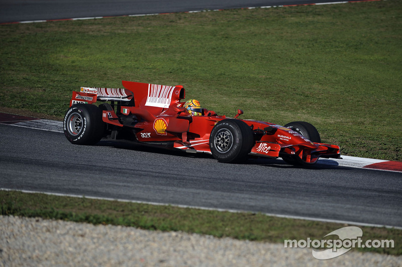 Valentino Rossi test de Ferrari F2008