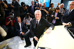 Martin Winterkorn, directeur de Volkswagen, lors de la conférence de presse