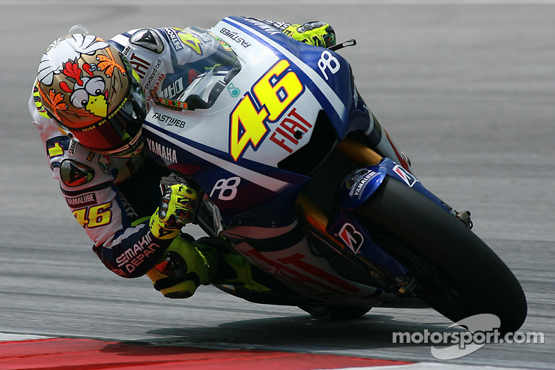 Valentino Rossi of Fiat Yamaha Team