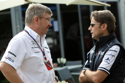 Ross Brawn Team Principal, Mercedes GP, Adam Parr, Williams F1 Team
