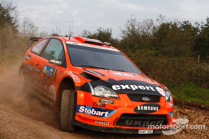 Henning Solberg and Ilka Minor, Ford Focus RS WRC 08, Stobart VK M-Sport Ford Rally Team