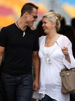 Michael Schumacher, Mercedes GP, Corina Schumacher, Corinna, Wife of Michael Schumacher