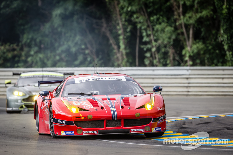 26th: (GTE AM WINNER) #62 Scuderia Corsa Ferrari 458 Italia: Bill Sweedler, Jeff Segal, Townsend Bell