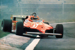 Gilles Villeneuve in his usual style